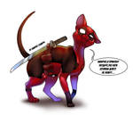Deadpool cat by Mariko-chan94