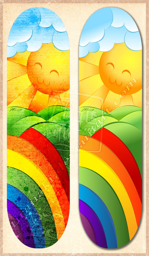Sunshine and Rainbows Deck by tiranaki