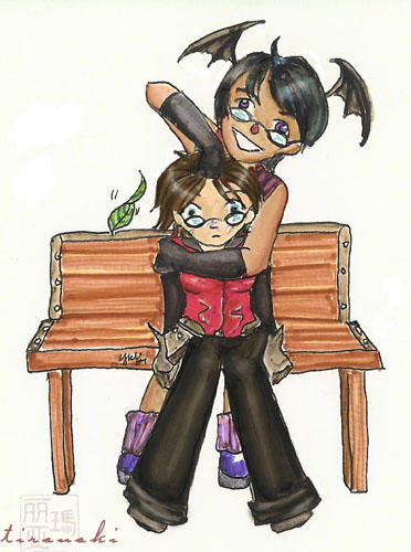 Electric Boogaloo and Vicky by tiranaki