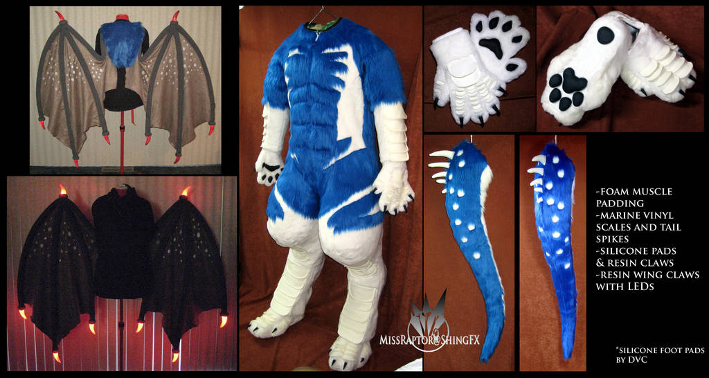 Garnetwolf's suit parts by MissRaptor