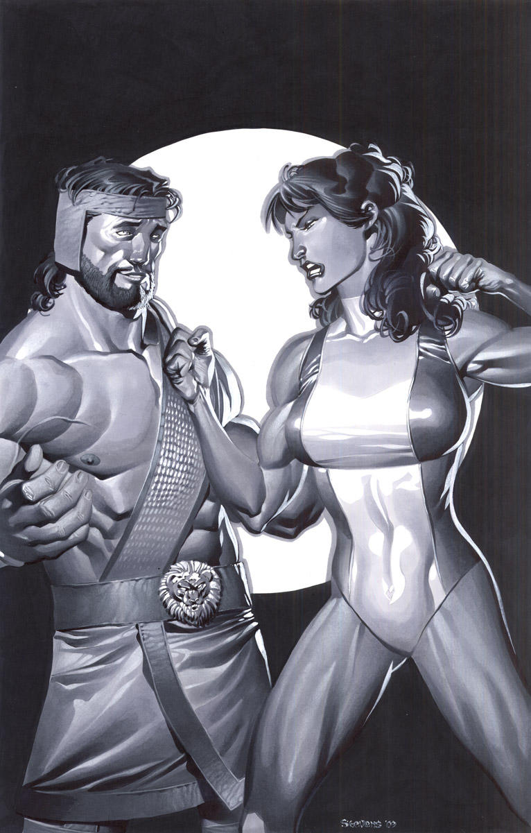 Hercules and She Hulk by ChristopherStevens