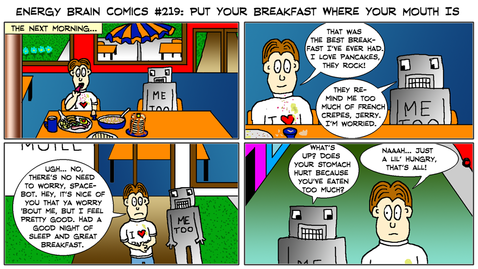 EBC #219: Put Your Breakfast Where Your Mouth Is by EnergyBrainComics