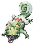 Kecleon used Camouflage! by Chari-Artist