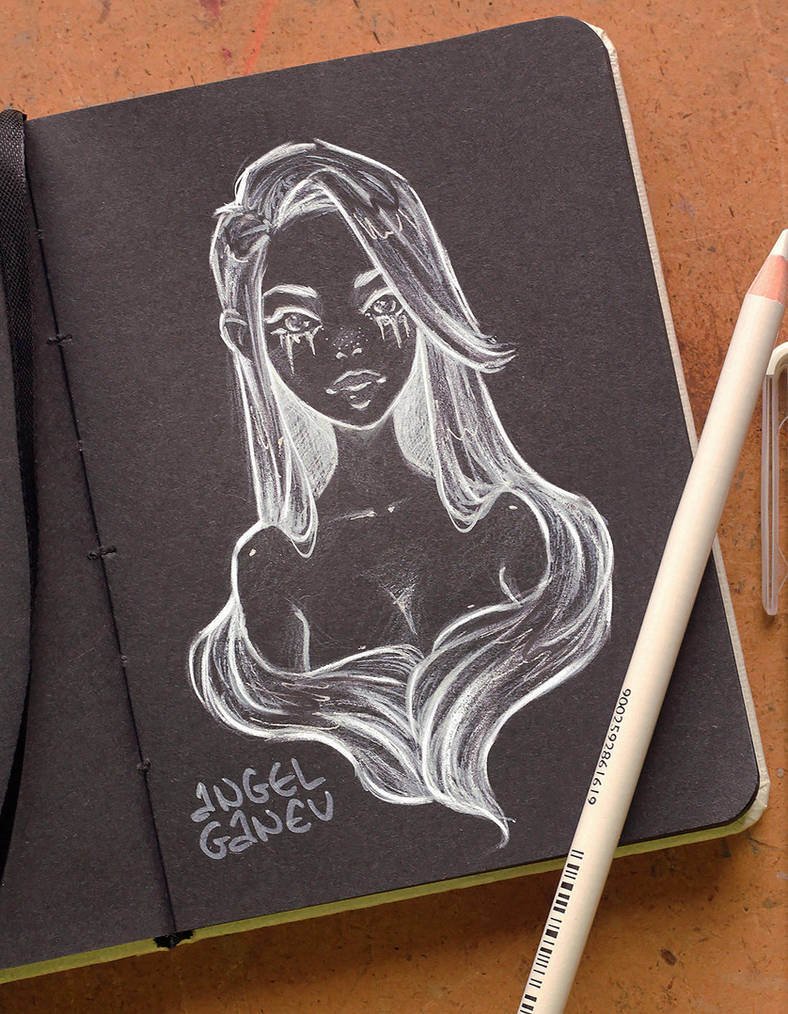 Black Sketchbook Page 2 by AngelGanev