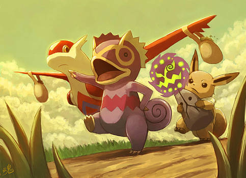 The Purple Kecleon Marches by Ry-Spirit