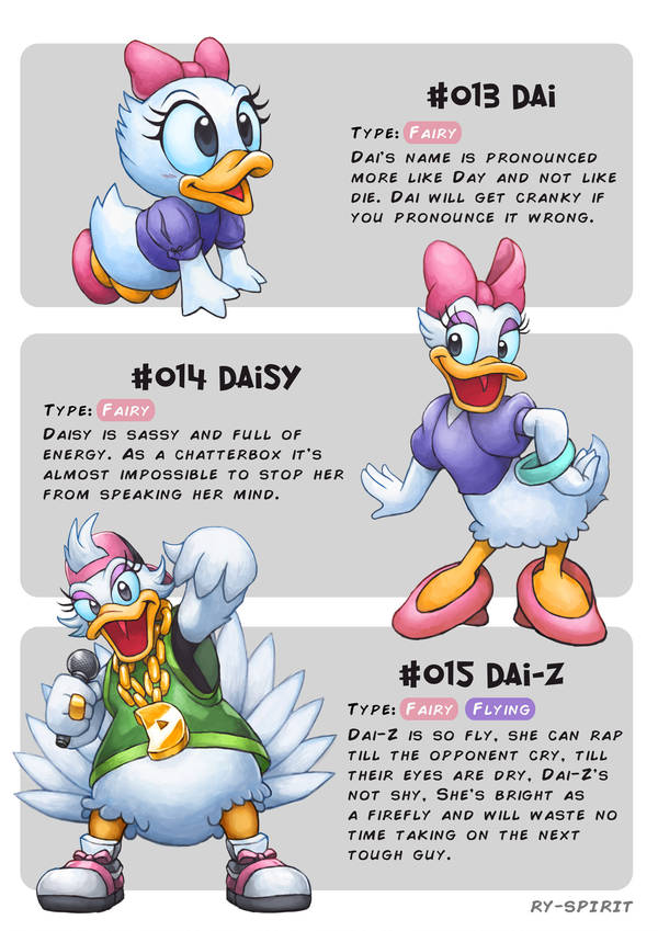 #013 Dai - #014 Daisy - #015 Dai-Z by Ry-Spirit