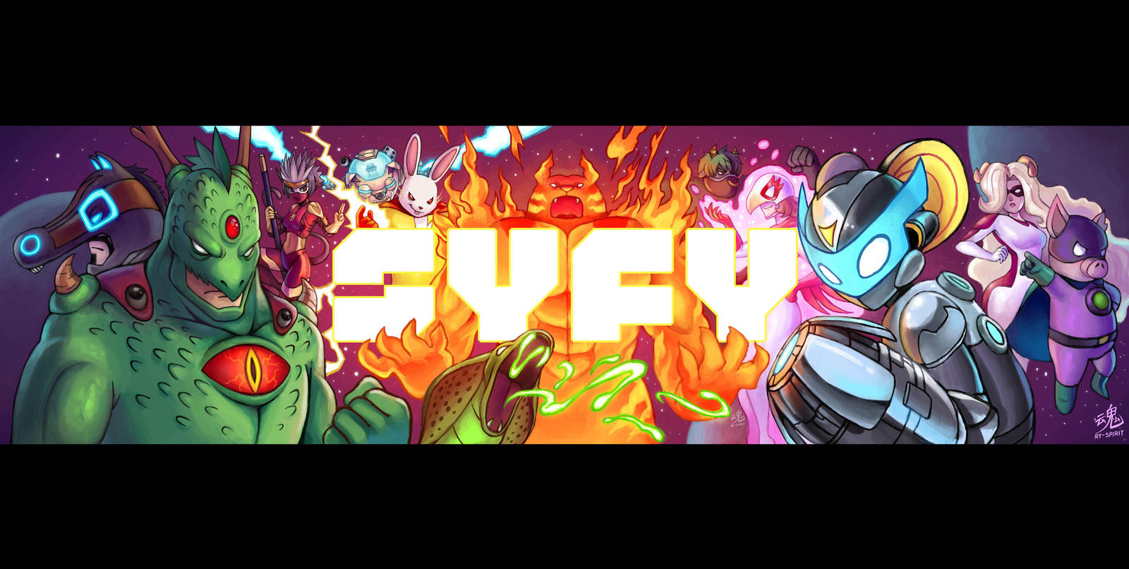 SYFY Superheroes Banner by Ry-Spirit