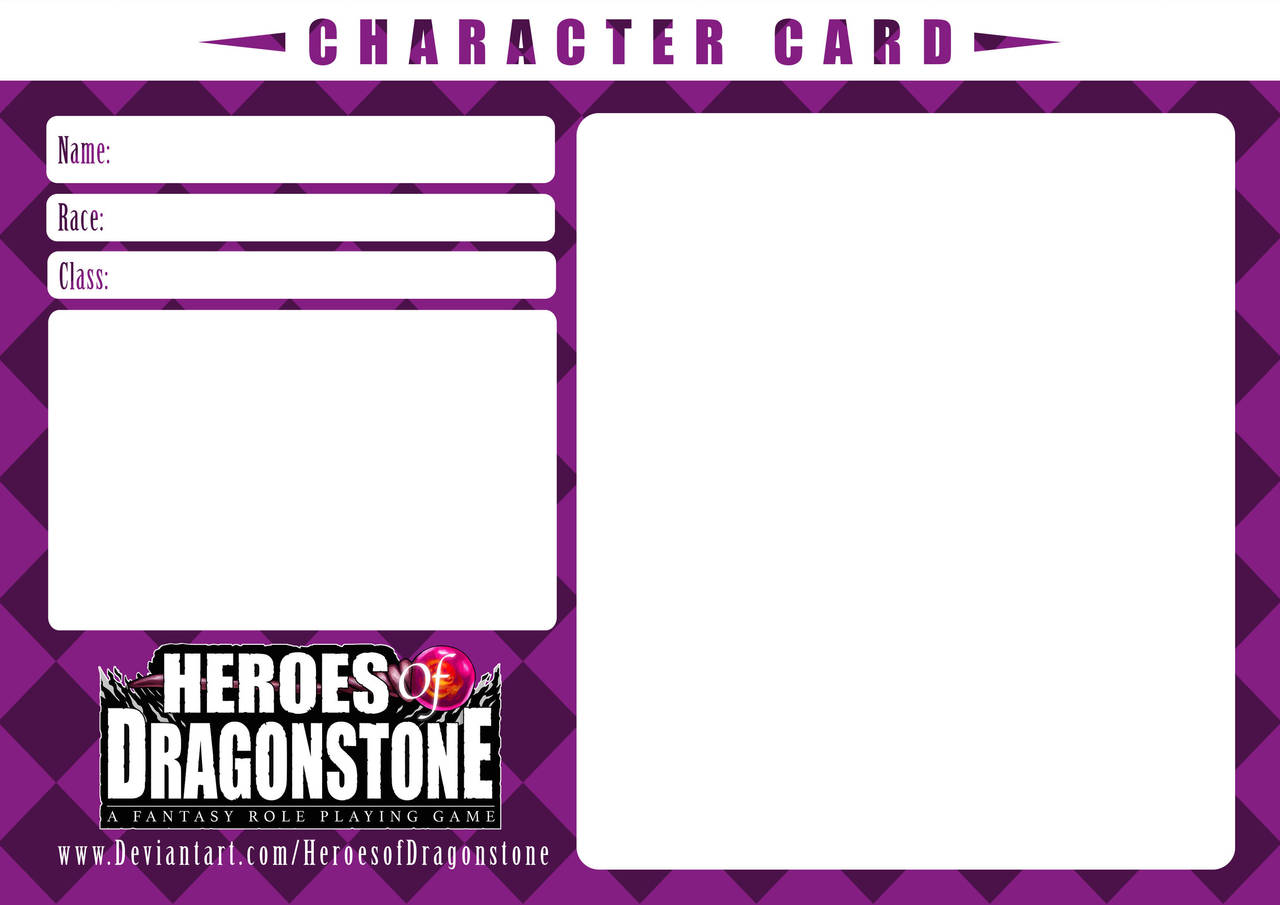 Character Card Template (Hearts) by RySpirit on DeviantArt Character Card Template (Hearts) by RySpirit on DeviantArt