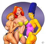The 3 divas of Toonland by yatz