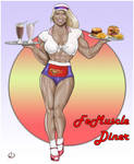 Nice-Looking Waitress by yatz