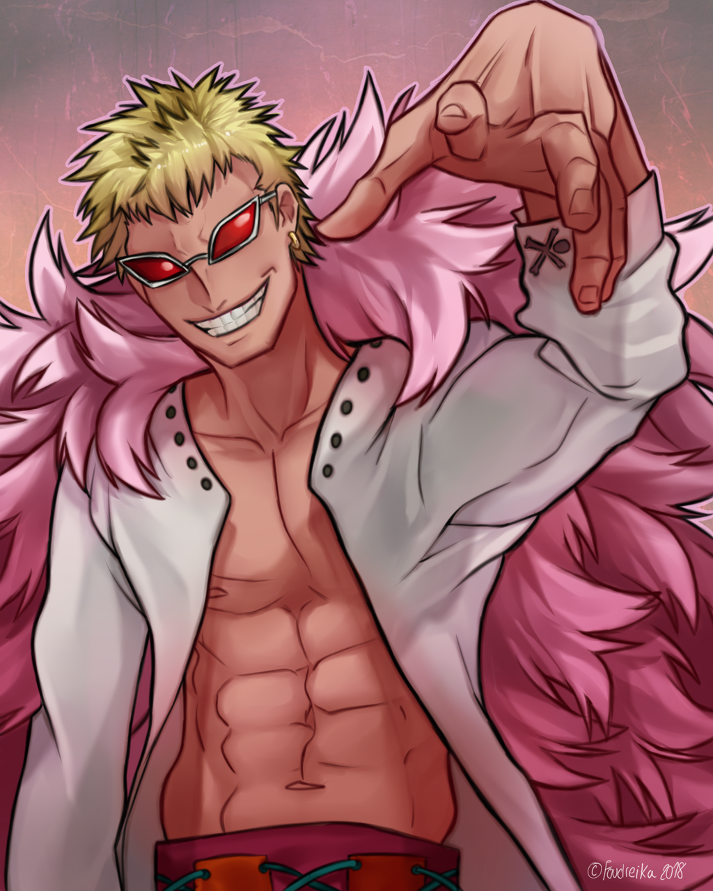 [Fanart] ONE PIECE Doflamingo by Foudreika on DeviantArt