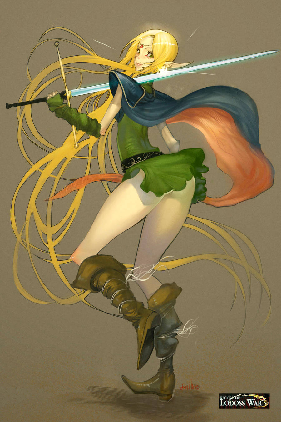 Wood Elve Deedlit by elsevilla
