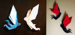 Origami Angels and Devils by crimson-tsunami