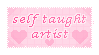 Self Taught Artist Stamp by stabcrab