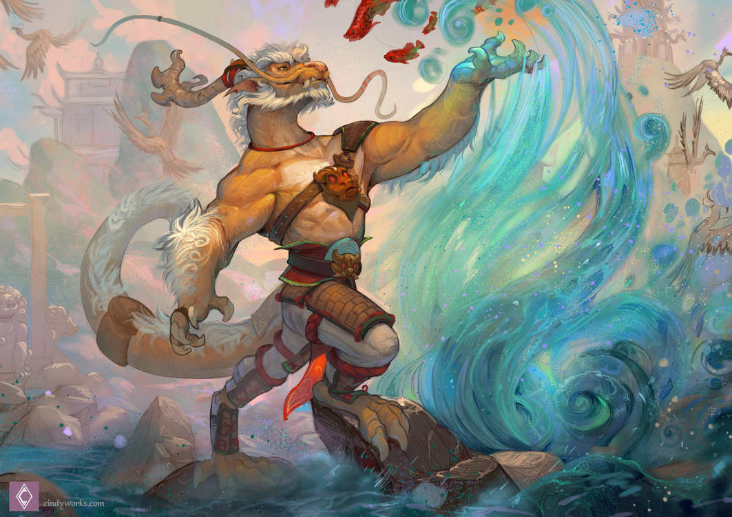 The master of water by CindyWorks