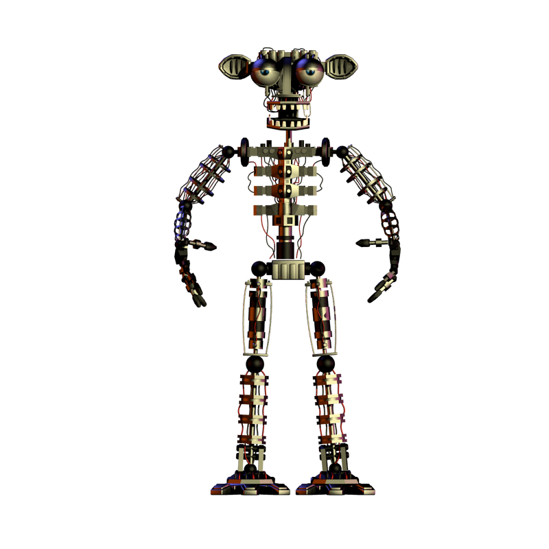 FNaF Endoskeleton Thank You Render by gabemreeves on DeviantArt