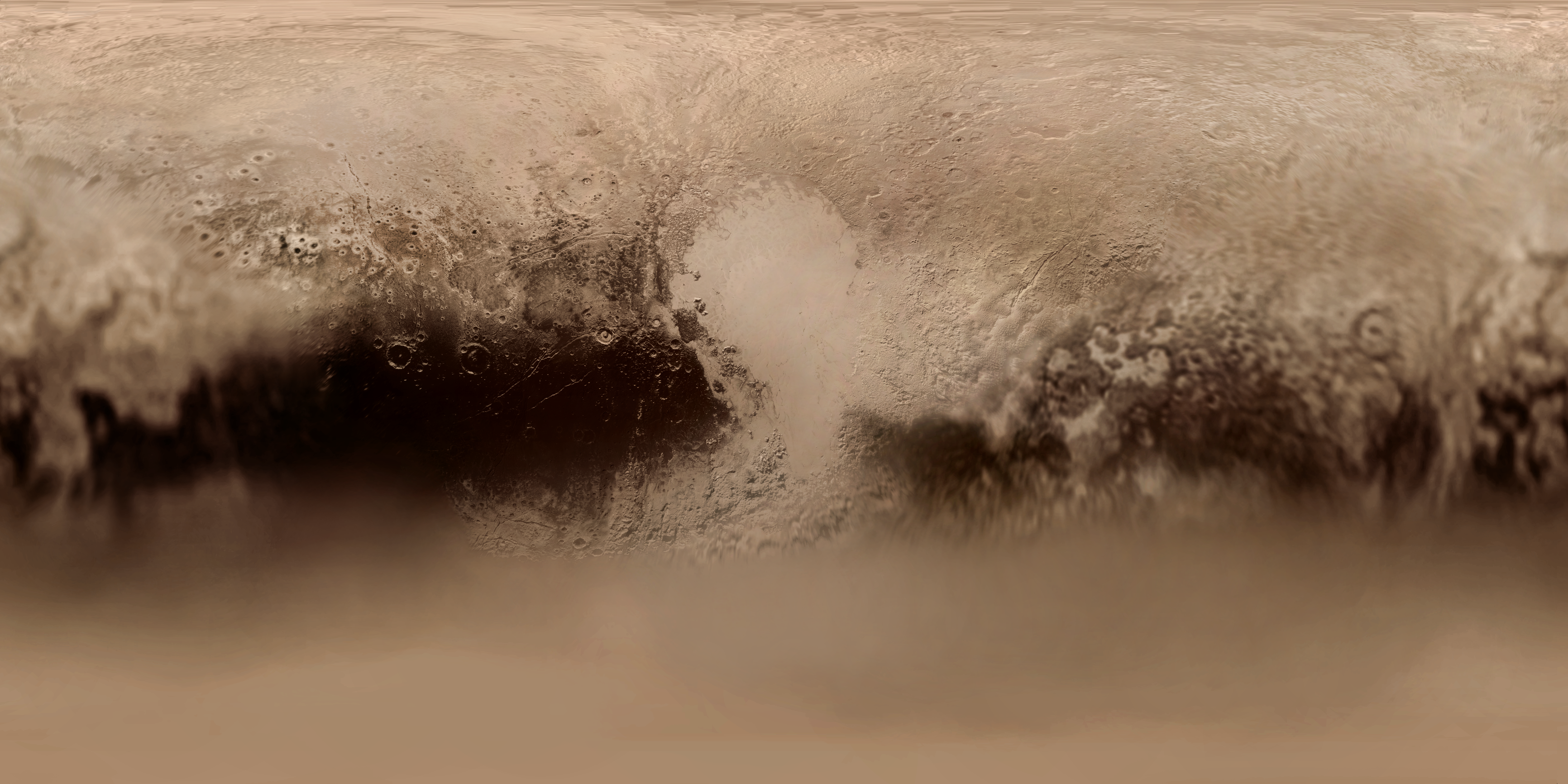 Pluto Map (2015 Nov 10) by Snowfall-The-Cat