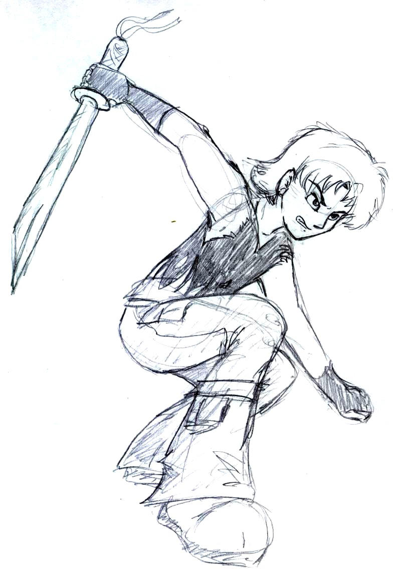Hector in Action by HuntressGuya