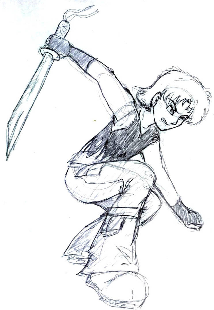 Hector in Action by HuntressGuya