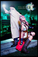 Let's fight, for Serah. by Ayami08