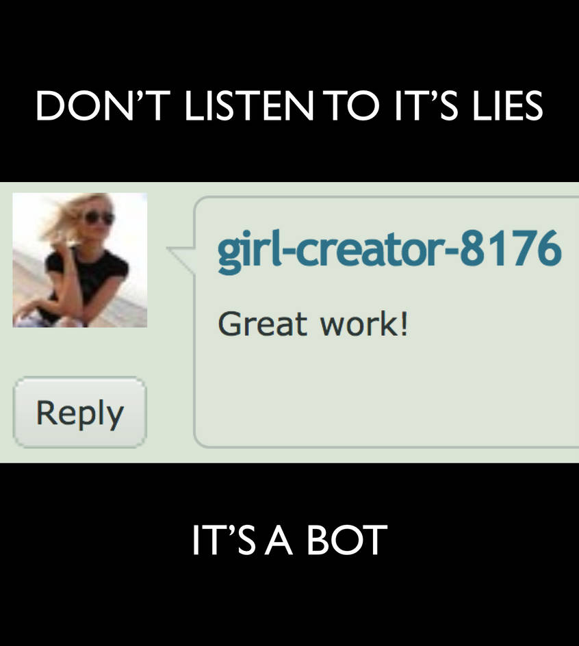 Bot Alert Poster by PlusMann Bot Alert Poster by PlusMann