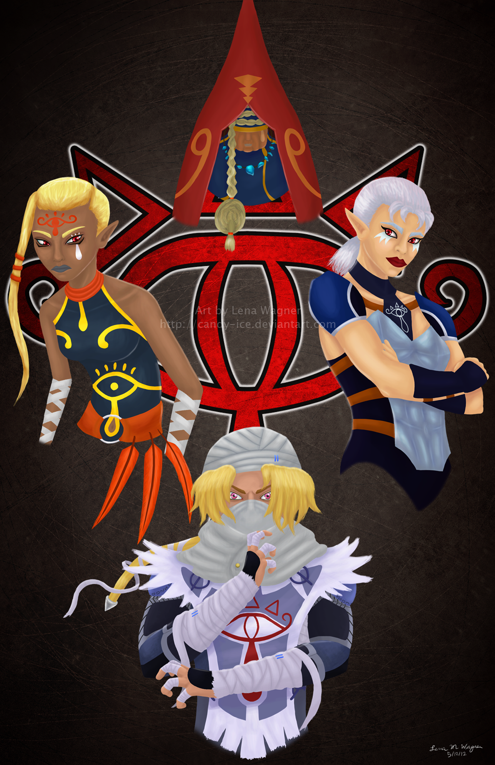 The People of Shadow - The Sheikah by Candy-Ice