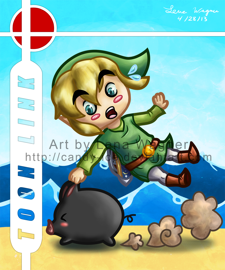 Brawl Chibis - Toon Link by Candy-Ice