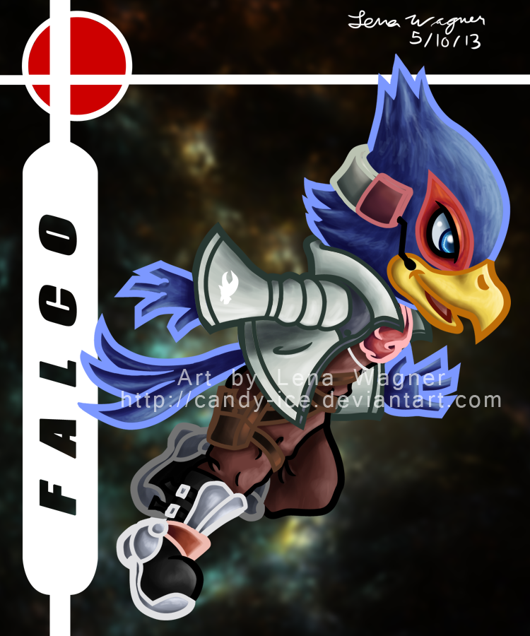 Brawl Chibis - Falco by Candy-Ice