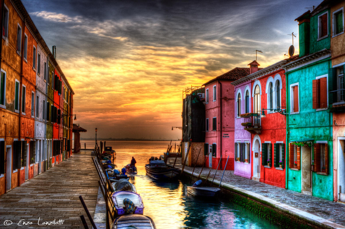 Raggi di sole su Burano by Brompled