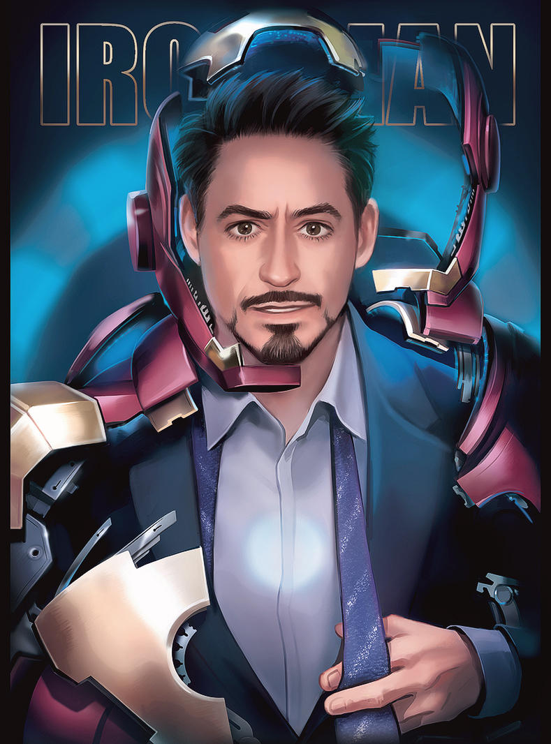MCU Tony Stark by Hallpen