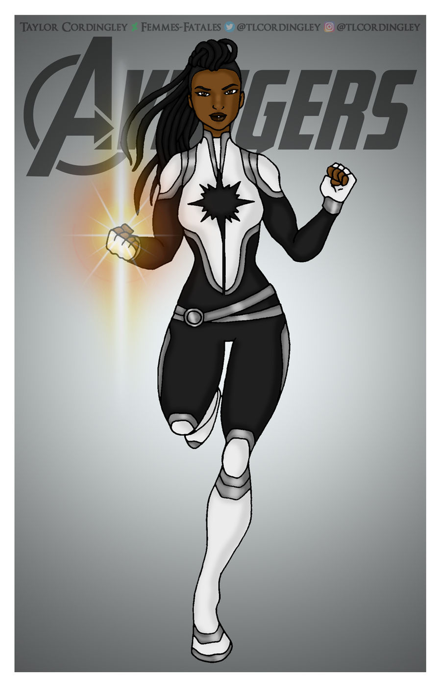 Monica Rambeau Captain Marvel Redesign by Femmes-Fatales ...