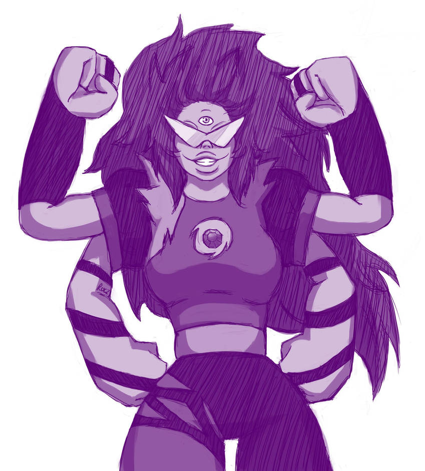 Hi! This is the Weekly Wasit-Up, featuring Sugilite from Steven Universe! Oh my goodness, I had so much fun drawing her! I thought it was going to be really tough because of her 4 arms and wha...