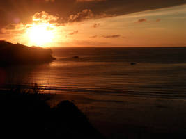 Newquay Sunset by LaleniaStar