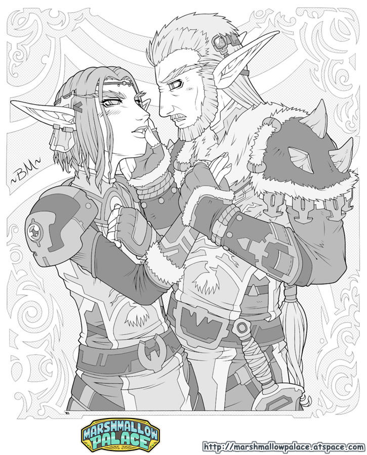 Nearkiss Commission Pencils by baby-marshmallow