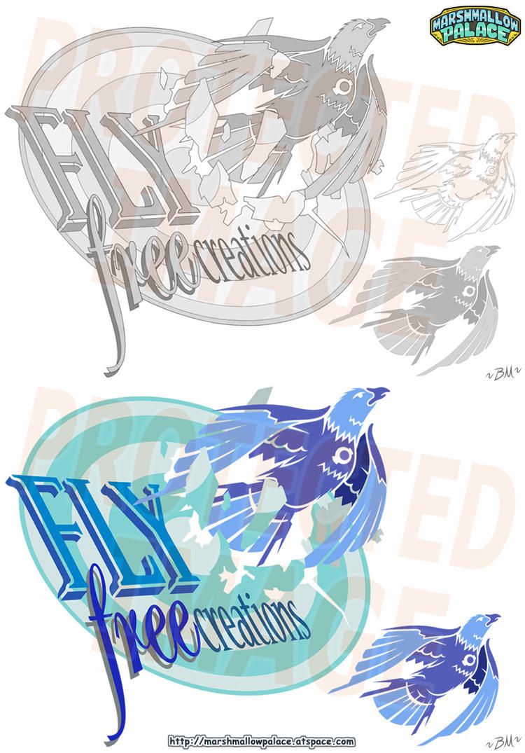 Flyfree Vector Logo Commission by baby-marshmallow
