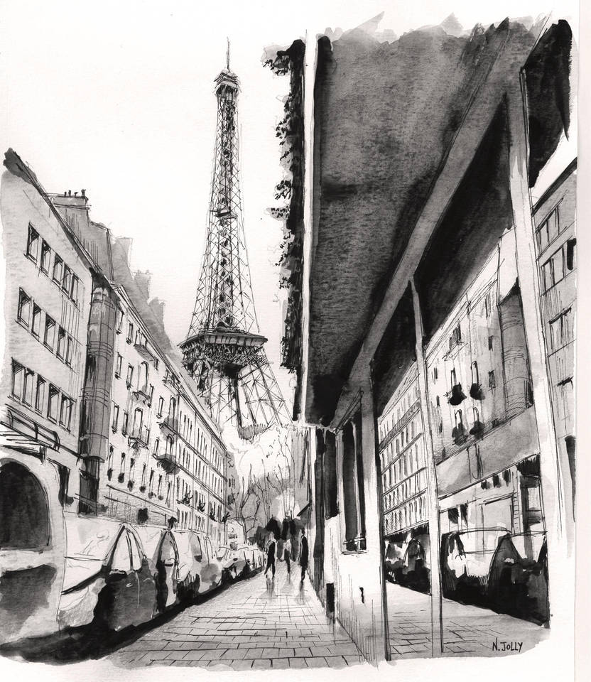 (SOLD) original - Eiffel Tower - Paris by nicolasjolly