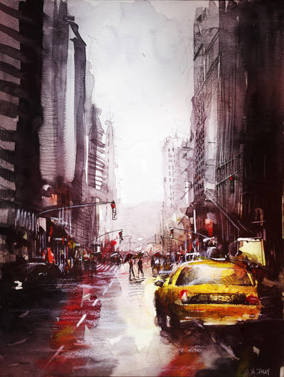 New York painting by nicolasjolly