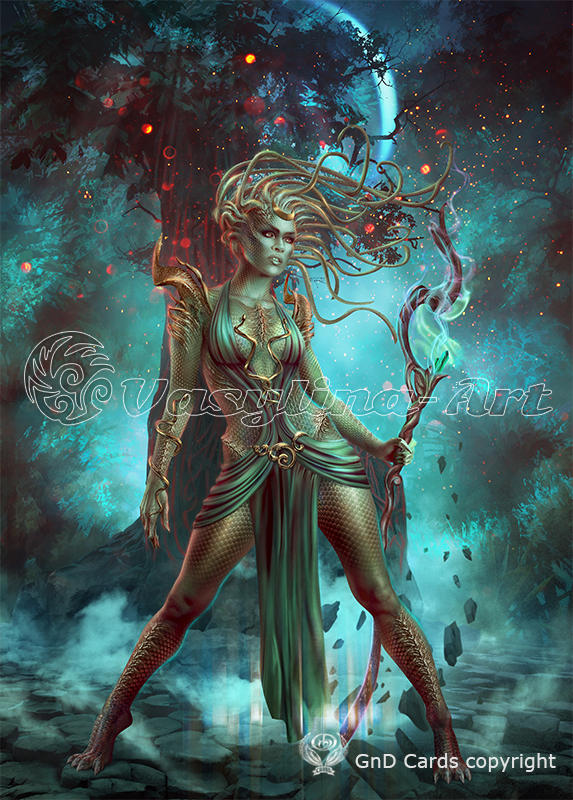 Vraska, Scheming Gorgon by Vasylina Vraska, Scheming Gorgon by Vasylina