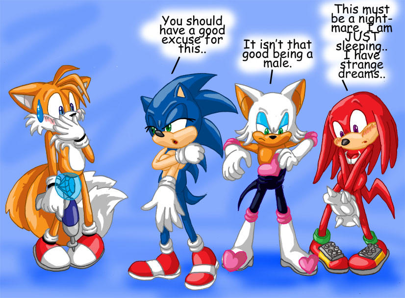 Tails' experiment No.2 by Phoeline