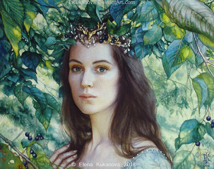 In the gardens of Lorien by EKukanova