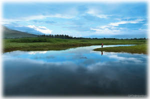 Sky after rain with fisherman. by OshimaruKung7285 Sky after rain with fisherman. by OshimaruKung7285