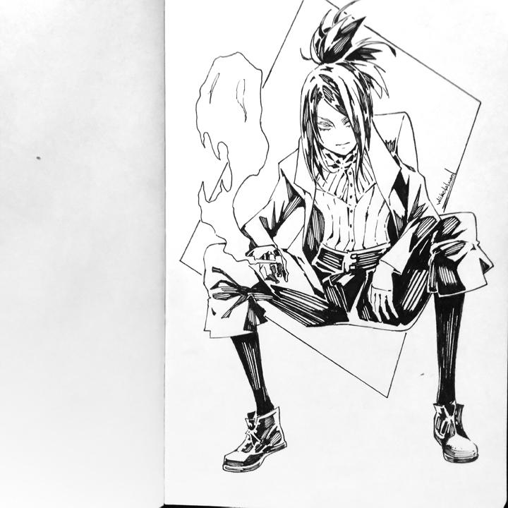 2018 Inktober Witch 08 by wickedalucard