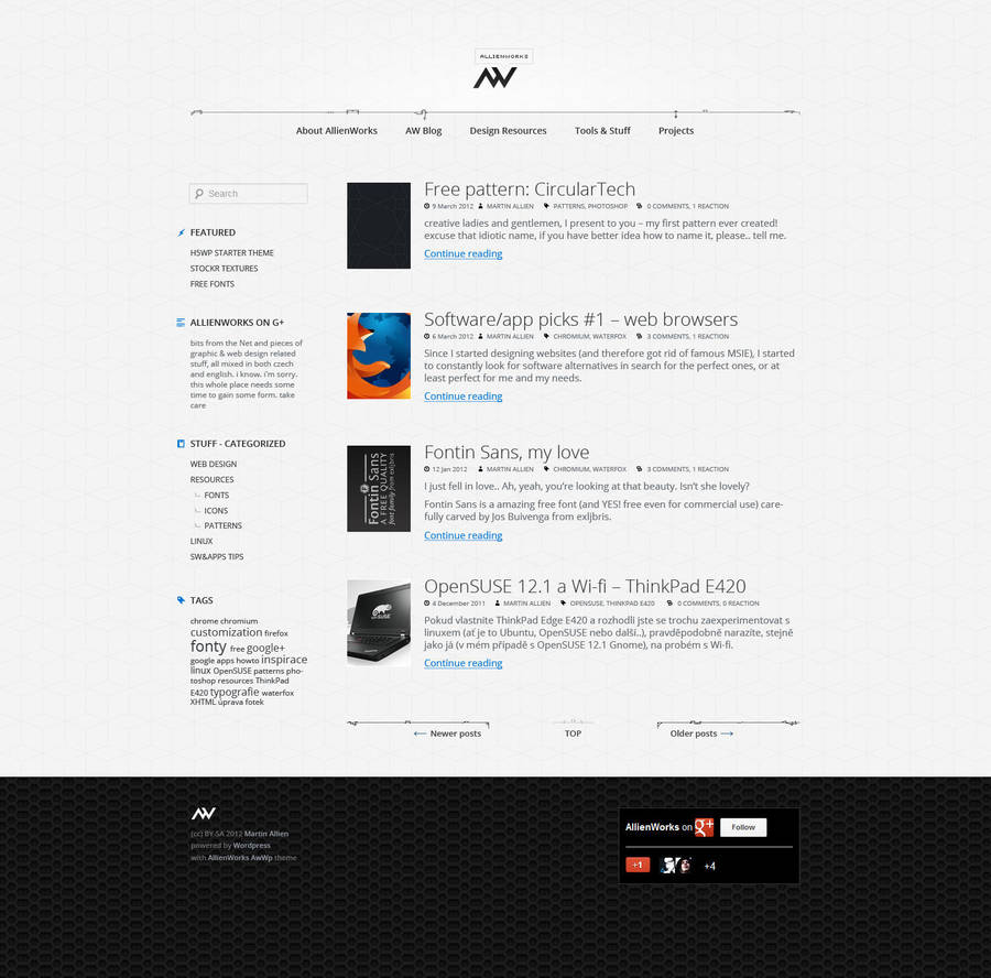 AllienWorks v1.0 by xapU7