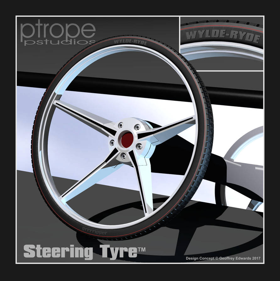 Steering Tyre - Design Concept by Ptrope