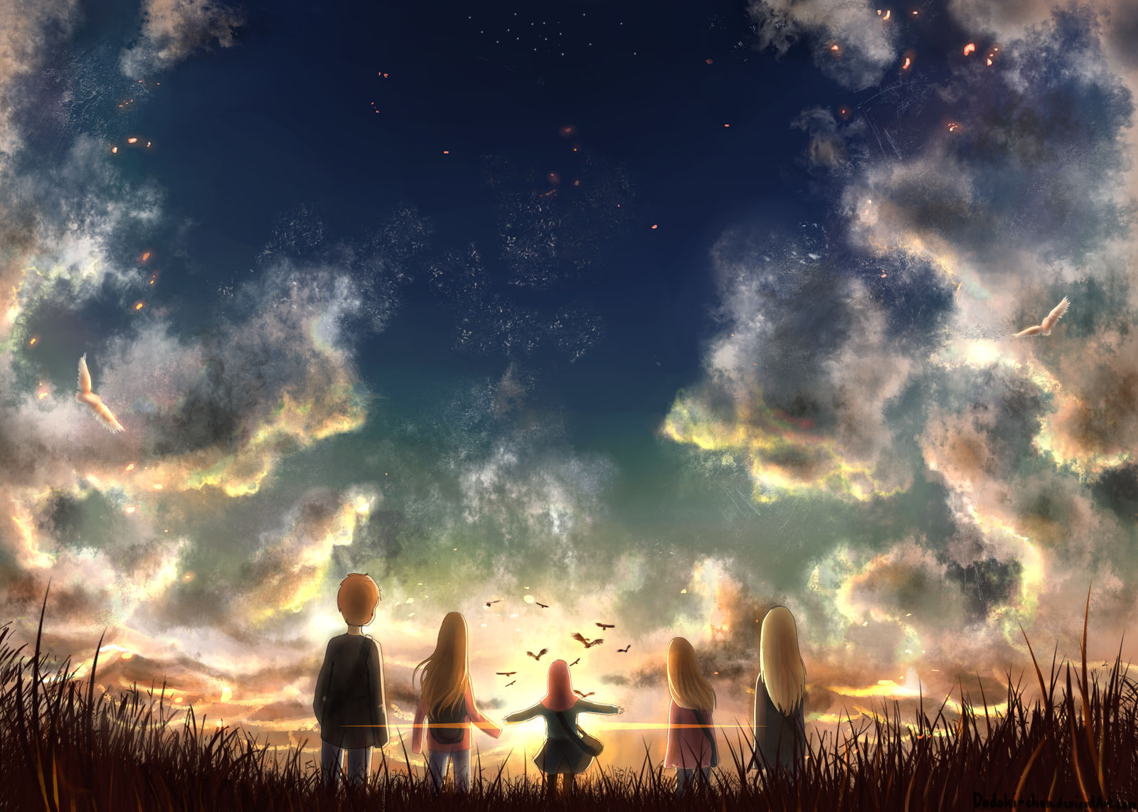 To the sky by Dodoki-Chan