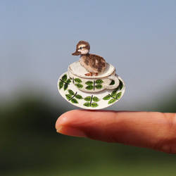 Miss Nelson (CALL DUCK) - Paper cut birds by NVillustration
