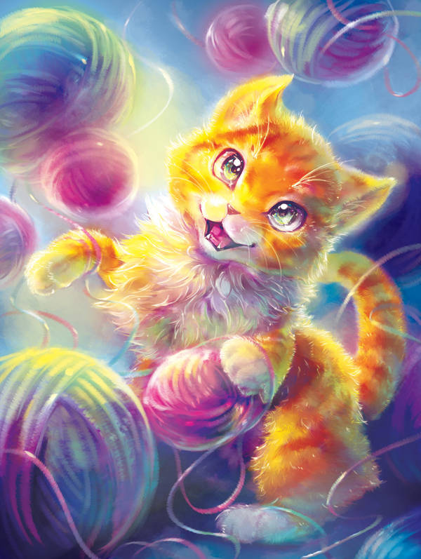 Dream of a Kitten Cover Illustration by Fany001