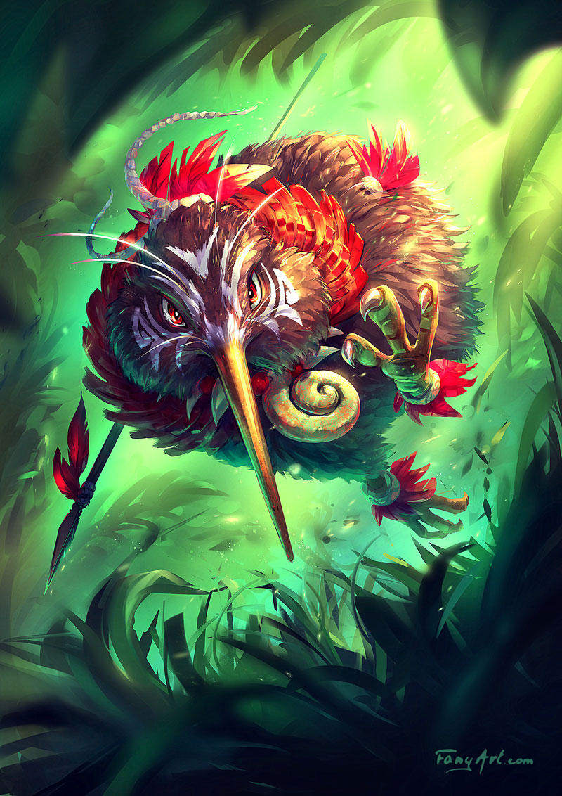 Kiwarrior the Kiwi Maori Warrior by Fany001