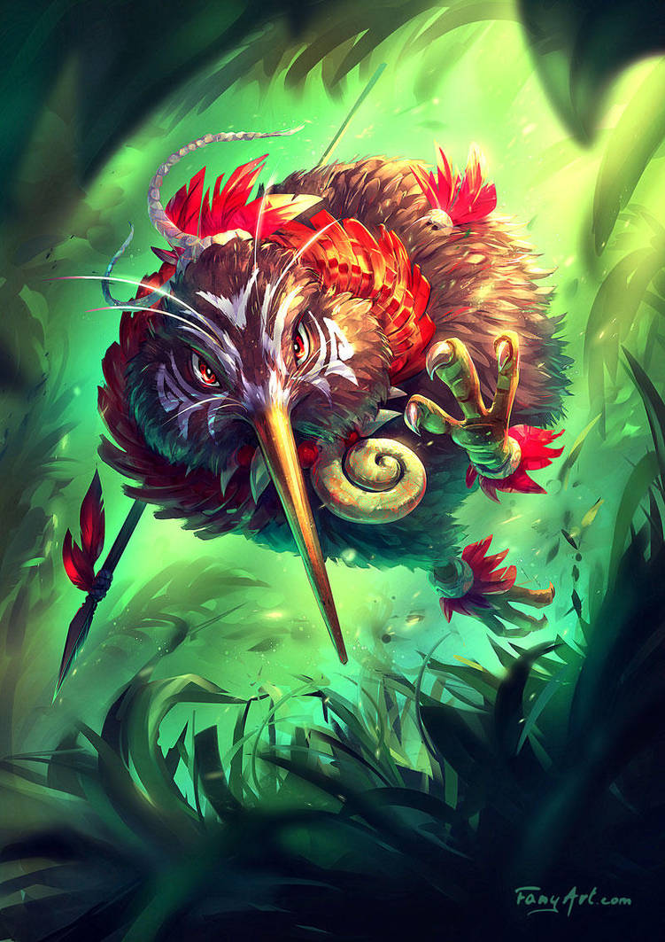Kiwarrior the Kiwi Maori Warrior by Fany001