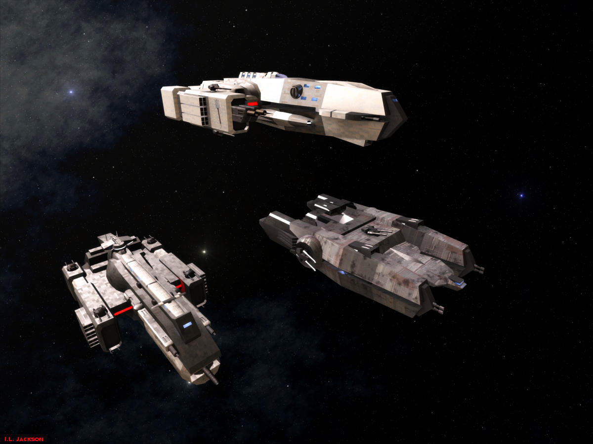 Stellar Navy Frigates by ILJackson